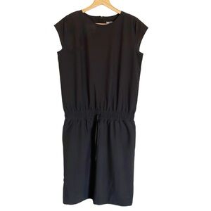 Albion Black Going Places Cap Sleeve Active Golf Elastic Waist dress size M